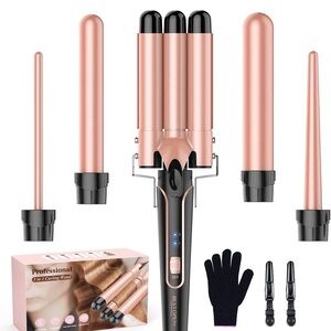 Waver Curling Iron Wand BESTOPE PRO Curling Wand Set Heating Hair Wand Curler